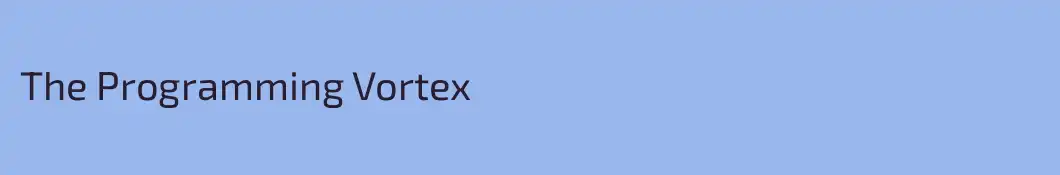 The Programming Vortex